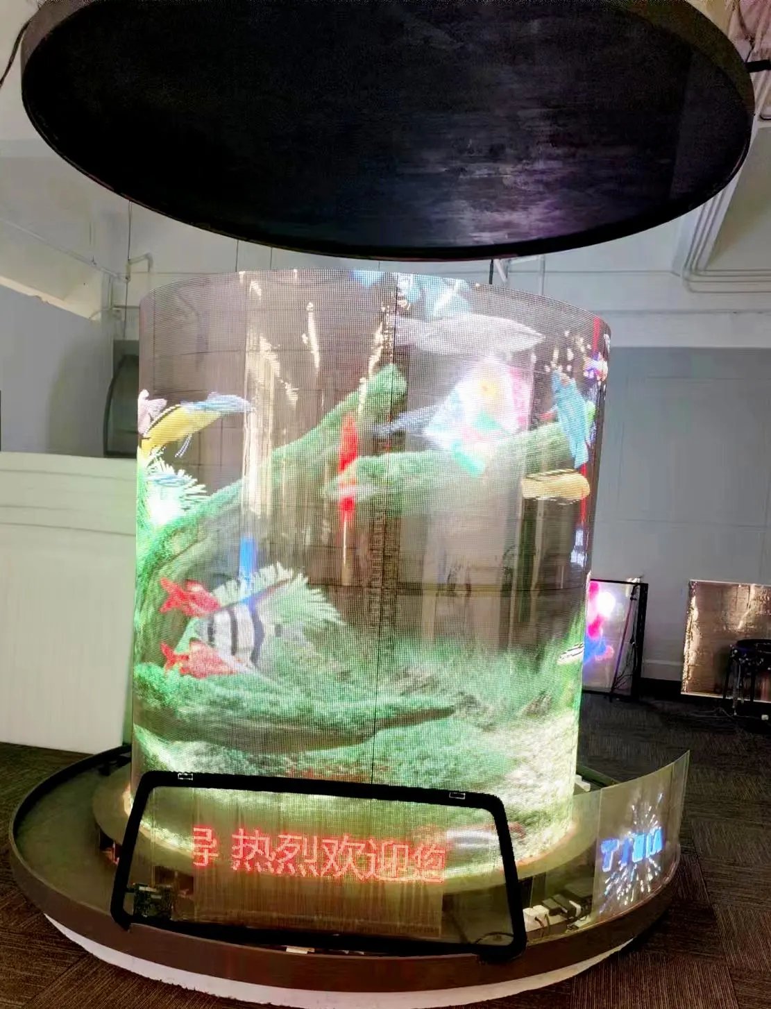 Transparent Film Led Irregular Screen