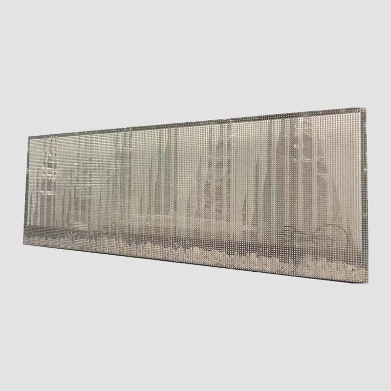 P4 transparent LED car advertising display screen