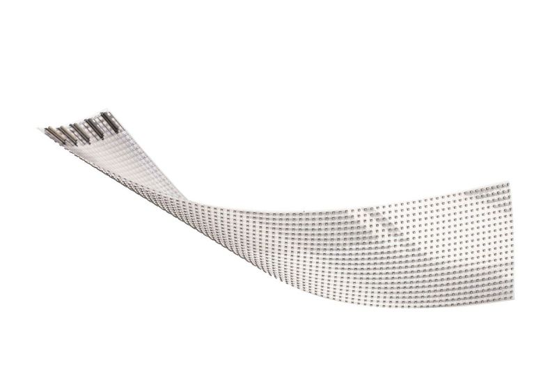 How much does an LED flexible transparent film display screen cost per square meter