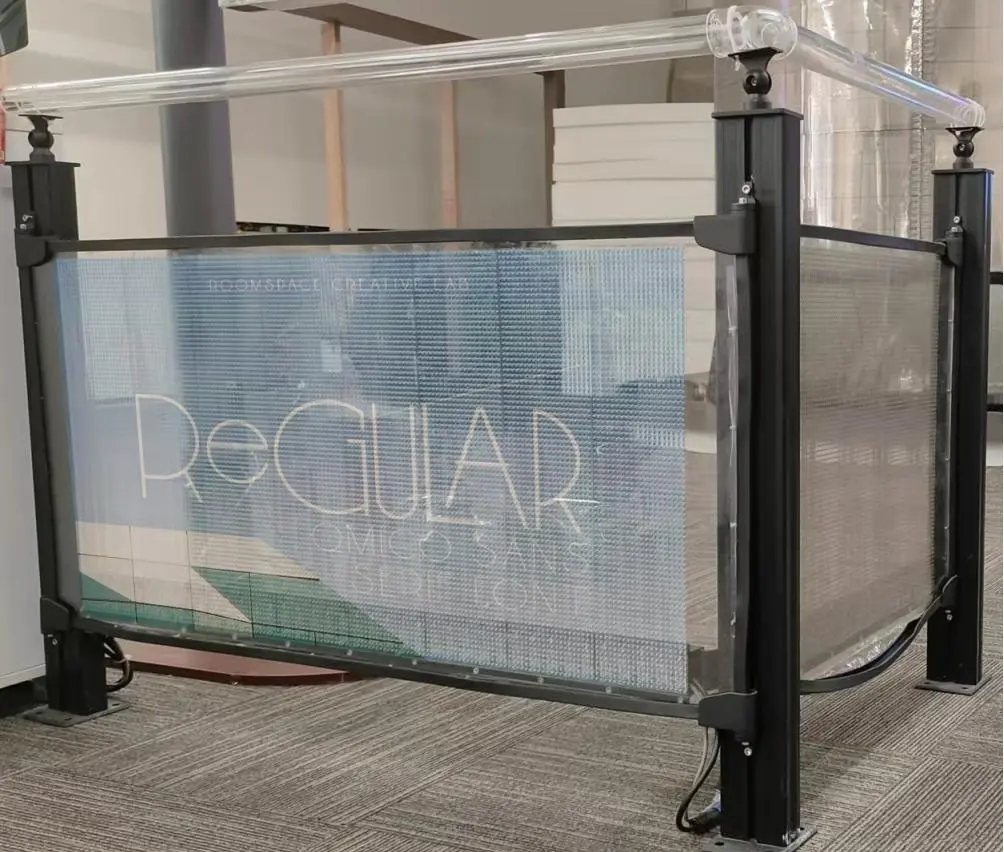 Transparent Guardrail Glass Screen