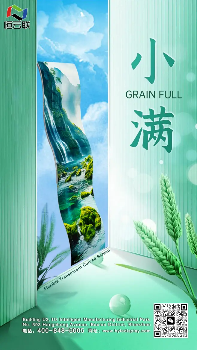 Curved Display Screen