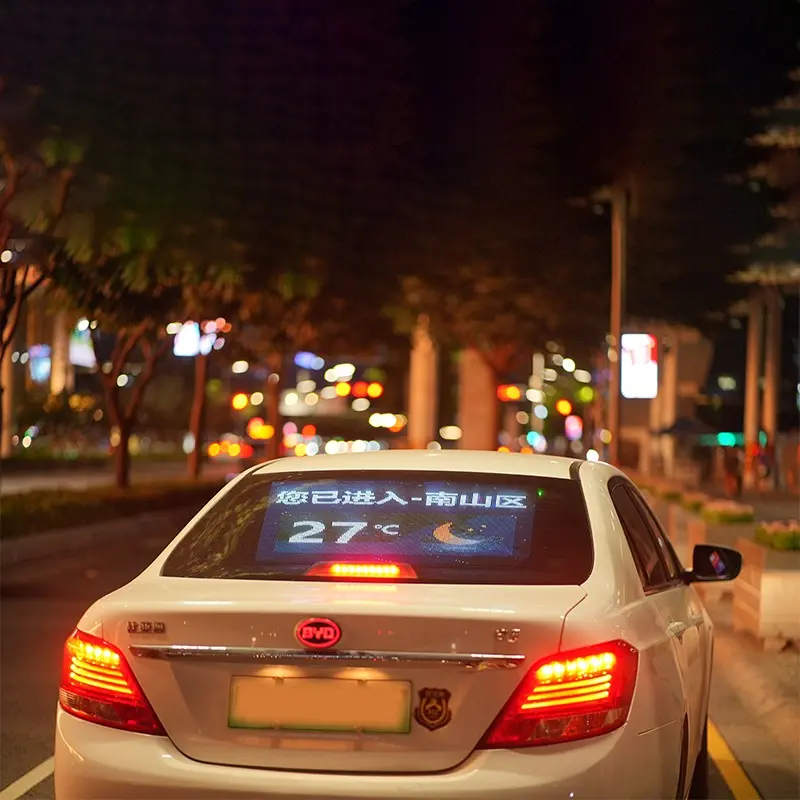 Led Energy Saving Car Advertising Screen