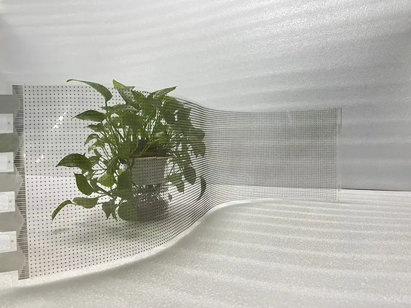 What is LED flexible transparent screen? Advantage application