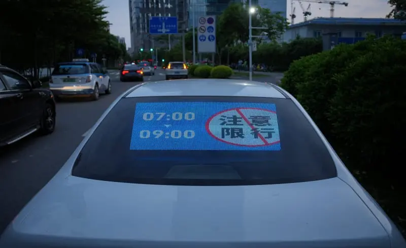 Led Screen Car Advertising-zk2