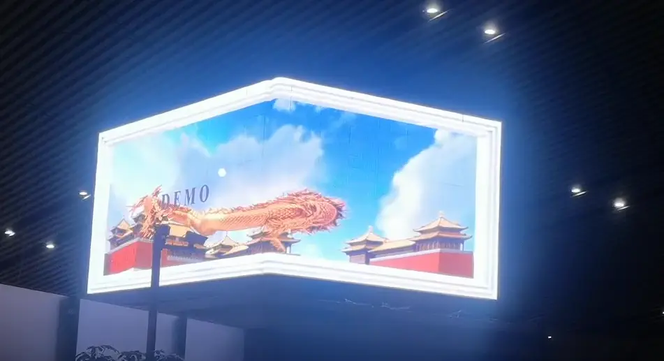 Flexible transparent film indoor LED screen