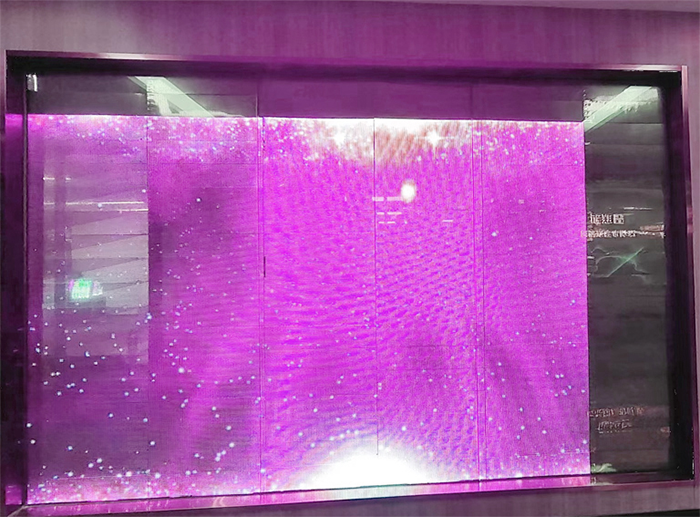 Application fields of flexible transparent LED display screens